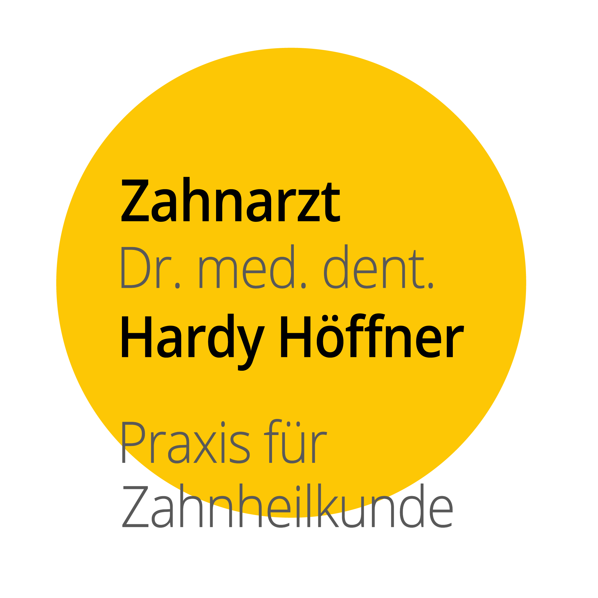 Logo Zahnarzt Dr. med. dent. Hardy Höffner